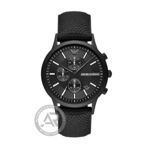 EMPORIO ARMANI Renato Black Stainless Steel Chronograph AR11457